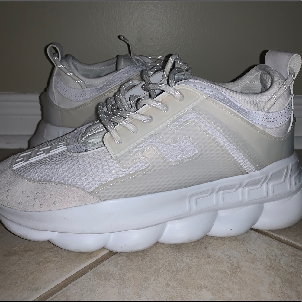 White Versace Chain Reactions Size EU42 | US9